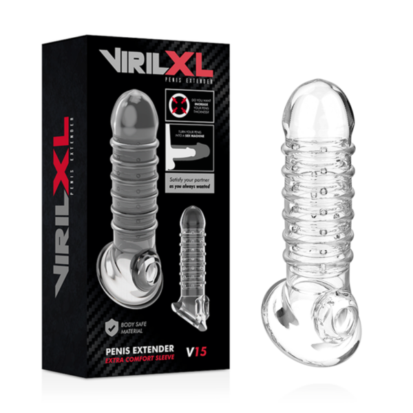 Virilxl – Extension Y Funda  DE Pene  V15 Transparente - Imagen 2