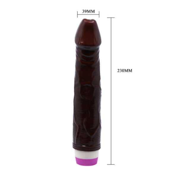 Baile – Waves Of Pleasure Vibrador 23 Cm Marrón - Imagen 2