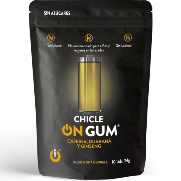 Wug Gum – on Chicle Cafeína. Ginseng Y Guaraná 10 Unidades