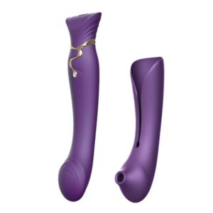 Zalo – Queen Set Pulse Wave Clit Stim Morado