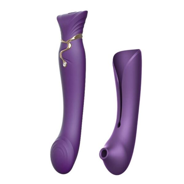 Zalo – Queen Set Pulse Wave Clit Stim Morado