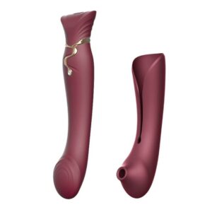 Zalo – Queen Set Pulse Wave Clit Stim Rojo