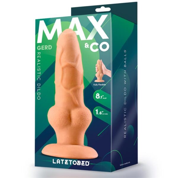 Gerd Dildo Realista Con Testículos 8.1 Natural - Imagen 4
