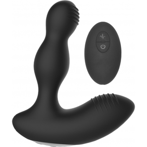 Masajeador DE Próstata E-stim Con Mando – Negro
