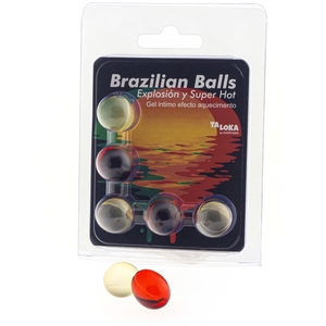 5 Brazilian Balls Explosion DE Aromas Gel Excitante Efecto Supercalentamiento