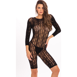 Exotic Geometry Body DE Malla – Negro
