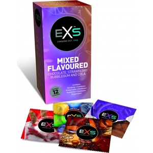 Exs Condoms – Preservativos Sabores 12 Pack