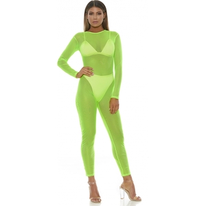Body DE Malla Micro Net Mock Net – Verde