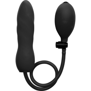 Ouch Plug Inflable DE Silicona Negro