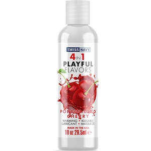 Swiss Navy 4 IN 1 Poppin Wild Cherry – 30ml