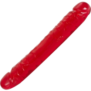 Vivid Essentials – Dildo Doble Rojo – 30 Cm