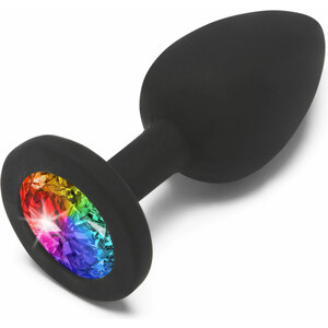 Rainbow Booty Jewel Pequeño – Negro
