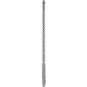 Dip Stick Ribbed- Penis Plug 10 Mm – Plata