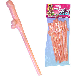 Pajitas Con Penes 10 Uds