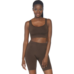 Conjunto Opaco Con Pantalones Ciclista – Marrón