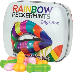 Gominolas Con Forma DE Pene Diseño Arcoiris