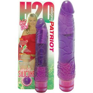 H20 Vibrador Impermeable Patriot Morado