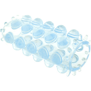 Super Stretchy Funda Texturada Para Pene Azul