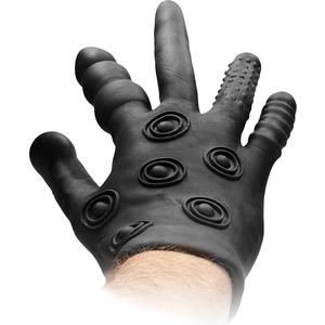 Guante Estimulador DE Silicona – Negro