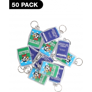 Llavero – Wear Your Rubbers – 50 Pack