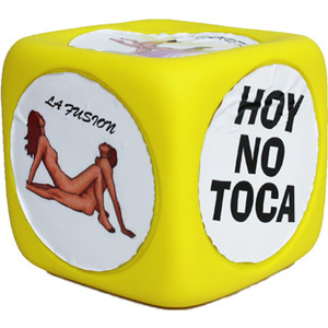 Dado Grande Sexo Con Posturas Amarillo