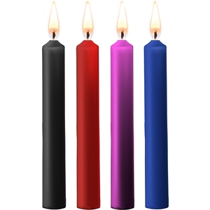 Teasing Wax Candles – Parafina – 4-pack – Colores Mezclados