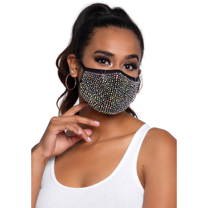 Leg Avenue Mascarilla Zuri Rhinestone