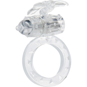 Anillo Pene Con Vibracion Transparente