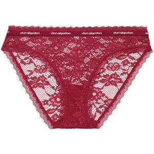 Pack 2 Bikinis Encaje Antracita / Granate