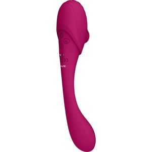 Vive Mirai – Vibrador Doble Flexible Pulse Wave & Air Wave – Rosa
