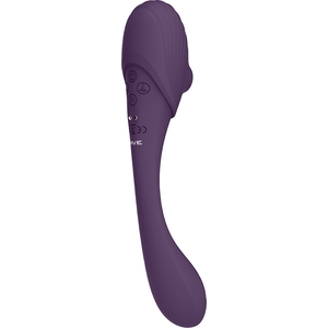 Vive Mirai – Vibrador Doble Flexible Pulse Wave & Air Wave – Morado
