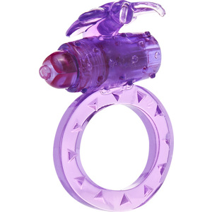 Anillo Pene Con Vibracion Lila