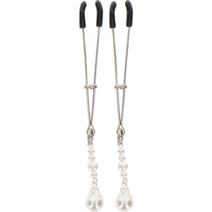 Taboom Pinzas Con Perlas – Plateado