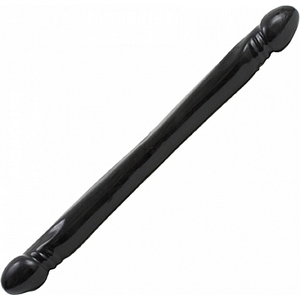 Pene Doble Blando 45 Cm Negro