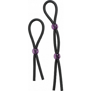 Cock Ties 1 Tie & 1 Cock and Ball Tie Negro