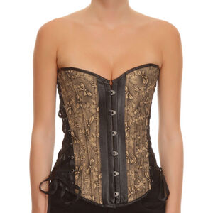 Corset Butterfly Negro