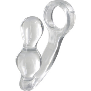 Manpower Plug Con Anillo Para El Pene Transparente