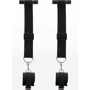 Door Bars and Wrist Cuffs Negro