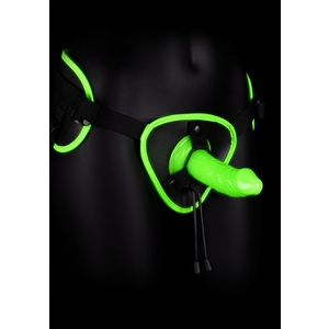 Ouch! – Arnés Con Strap-on Y Brillo En LA Oscuridad – Glow IN the Dark