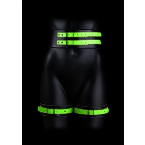 Ouch! – Correas Para Muslos + Cinturón – Glow IN the Dark