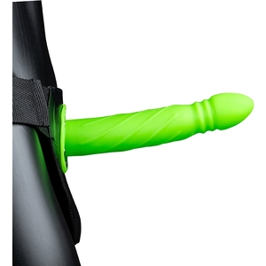 Ouch!-strap-on Hueco Trenzado – 8 / 20 Cm  – Brilla En LA Oscuridad
