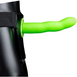 Ouch-strap-on Hueco Curvado – 8 / 20 Cm – Brilla En LA Oscuridad