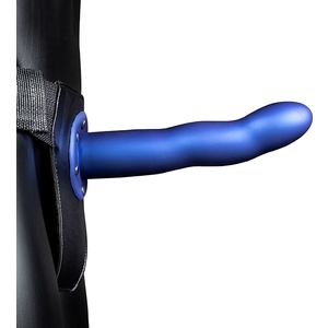 Ouch-correa Hueca Curvada – 8 / 20 Cm-azul Metalizado