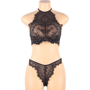 Conjunto Top Y Braguitas Negro