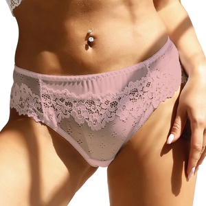 L-xl Braguitas DE Encaje Floral Rosa Sexy