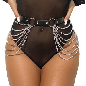Cinturón Con Cadenas Bondage Negro
