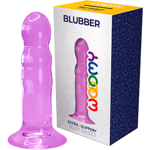 Wooomy Blubber Dildo DE Gelatina – Morado
