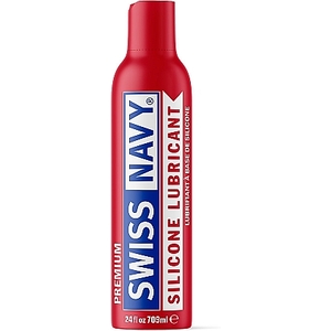 Swiss Navy – Lubricante Premium DE Silicona – 709 Ml/24 Oz
