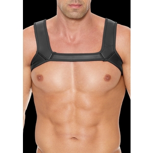 Ouch Puppy Play – Arnés DE Neopreno – Negro