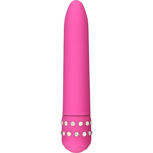 Superbe Vibrador Rosa Con Diamantes